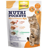 Cumpara ieftin Recompense pisici, Gimpet Nutri Pockets cu Malt si Vitamine, 150 g