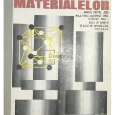 Niculae Popescu - Studiul materialelor - Manual pentru licee, anul I și școli de maiștri (editia 1975)