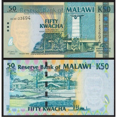 = MALAWI - 50 KWACHA - 2004 ? COMEMORATIVA - UNC = foto