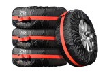 Set Huse Protectie Anvelope Auto Mega Drive 13-18 Inch, Impermeabile, Poliester, cu Maner Transport si Marcare Pozitie