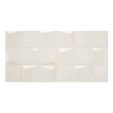 Faianta decor baie / bucatarie Titanio Blanco, 30 x 60 cm, mata, alba