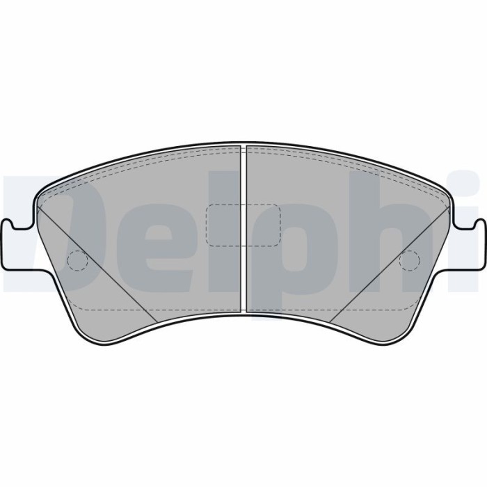 DELPHI LP2104 set placute frana,frana disc