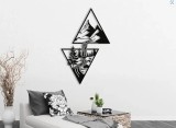 🌄 Tablou Modern cu Motiv Montan - Print 3D 🌄