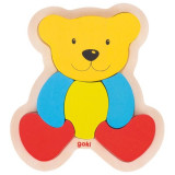 Puzzle din lemn - Bear | Goki