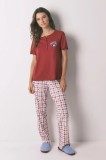 women&#039;secret pijamale de bumbac culoarea roșu, bumbac, 3132157