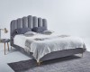 Pat Cloud 180x200 cm Tapitat Catifea Gri Somiera Inclusa (cod ML 2006-04)