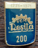 INSIGNA ROMANIA - 200 ANI UCM RESITA 1771-1971, Romania de la 1950
