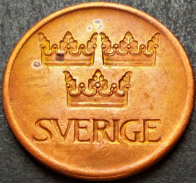 Moneda 5 ORE - SUEDIA, anul 1972 *cod 1684 C foto