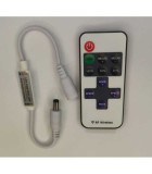 Controler banda LED 12V pe fir 2.1x5.5 mm 11 taste + telecomanda, Oem