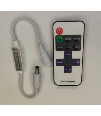 Controler banda LED 12V pe fir 2.1x5.5 mm 11 taste + telecomanda foto