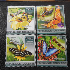 Sao Tome si Principe -Fauna ,fluturi-serie completa ,MNH