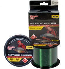 Fir Monofilament Benzar Method Feeder Mono Dark Green, Rezistenta 9.4 kg, 600 m, 0.28 mm, Verde foto