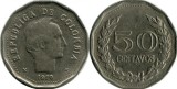 Columbia 1970 - 50 pesos, circulata