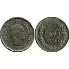 Columbia 1970 - 50 pesos, circulata