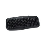 Cumpara ieftin Tastatura Genius KM200, Wired, USB, 440 x 139 x 20 mm, Taste Numerice, Cablu 1.5 m, Layout International, Negru