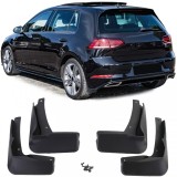 Set de aparatori de noroi fata si spate, negre, potrivite pentru VW Golf 7.5 cu R-Line 17-21 Performance AutoTuning