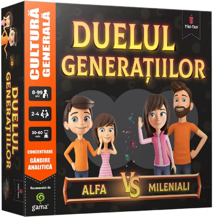 Joc Educativ: Duelul Generatiilor, - Editura Tiki-Tan