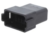 Conector cablu-cablu PX0 tată 12 pini negru
