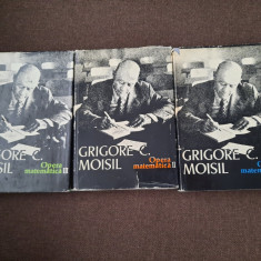 GRIGORE C. MOISIL - OPERA MATEMATICA 3 VOLUME EDITIE COMPLETA