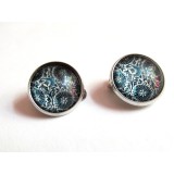 Cercei clips model floral A 14 MM