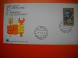 HOPCT PLIC FDC S NR 403 CONFERINTA PENTRU COMERT SI DEZVOLTARE 1976- ONU-NATIUNILE UNITE BIROUL GENEVA-ELVETIA-NECIRCULAT