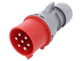 Conector alimentare AC trifazat mufă tată 32A 400VAC IP44