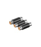 Adaptor prelungire 3x RCA mama la 3x RCA mama Goobay