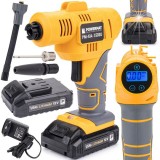 Compresor Auto cu Acumulator 10 Bar 16l/min 12V 1.5Ah Powermat