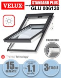 Fereastra mansarda Velux GLU 006130 solara, poliuretan, 3 sticle