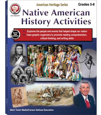 Native American History Activities Workbook, Grades 5 - 8: American Heritage Series foto
