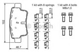 Set placute frana,frana disc FIAT GRANDE PUNTO (199) (2005 - 2016) BOSCH 0 986 494 222