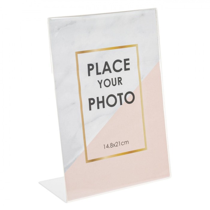 Ramă Foto Transparentă, 14.8x21cm, Plastic