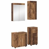 vidaXL Set de mobilier pentru baie TULUM Lemn vechi Lemn compozit 3398052