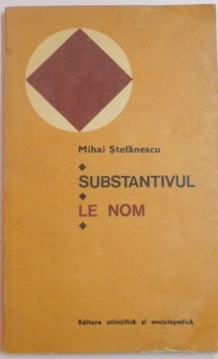 SUBSTANTIVUL de MIHAI STEFANESCU , 1980 foto