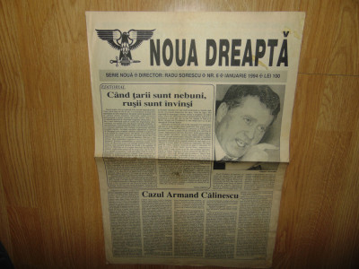 Ziarul Noua Dreapta nr:6 anul 1994 foto