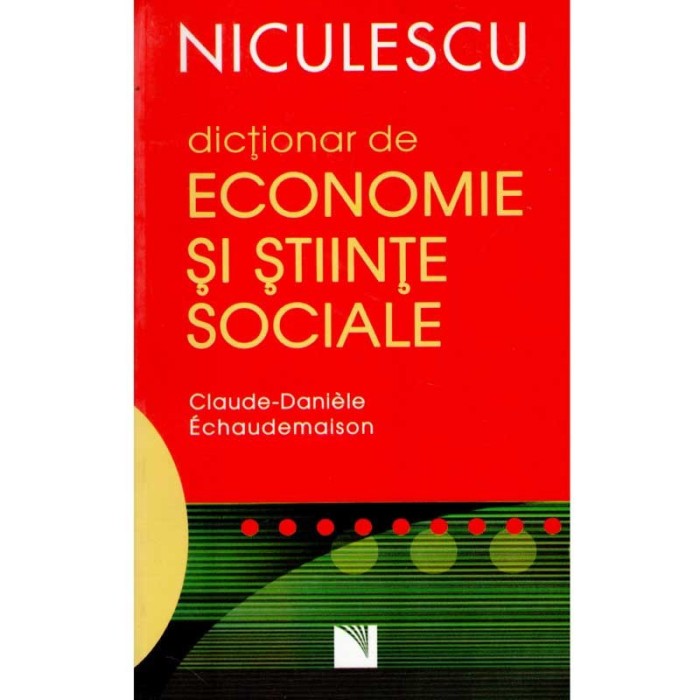 Claude-Daniele Echaudemaison - Dictionar de economie si stiinte