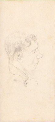 A1633 Schiță de Dimitrie &amp;bdquo;Puiu&amp;rdquo; Eitel, 1938, semnată foto