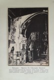 Litografie interbelică 8 lipită pe carton / M. Olinescu / BOTOSANI Sf Gheorghe