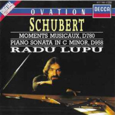 CD Radu Lupu / Schubert - Moments Musicaux, D780 / Piano Sonata In C Minor, D958