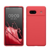 Husa Kwmobile pentru Google Pixel 7a, Roz, Silicon, KWM000019YE029C, Carcasa