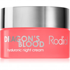 Rodial Dragon's Blood Hyaluronic Night Cream crema de noapte pentru reintinerire 10 ml
