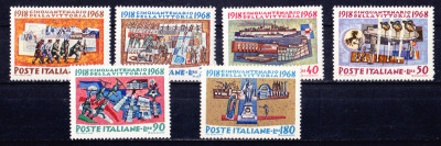 TSV$ - 1968 MICHEL 1283-1288 ITALIA MNH/** LUX foto