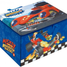 Cutie pentru depozitare jucarii transformabila Mickey Mouse and The Roadster