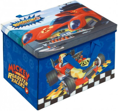 Cutie pentru depozitare jucarii transformabila Mickey Mouse and The Roadster foto