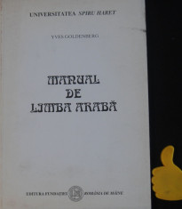 Manual de limba araba Yves Goldenberg curs universitar foto