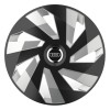 Set 4 Capace Roti, potrivite jantelor de R15, pentru Audi, model vector black and silver, Autohelix MSA