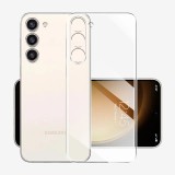 Husa silicon cu protectie camera pentru Samsung Galaxy A54 5G, Transparent, Fara snur