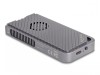 Rack extern Delock 42025 pentru SSD M.2 NVMe, USB 4 40Gbps, Thunderbolt 4, LED, Fan, Tool-Free, Carcasa Metal