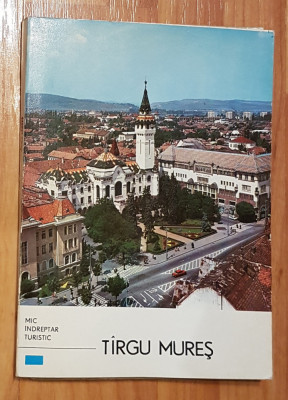 Targu Mures. Mic indreptar turistic de Onisie Hossu + Harta foto