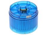 Semnalizator Luminos LED Albastru 24VDC IP65 &Oslash;70x50mm